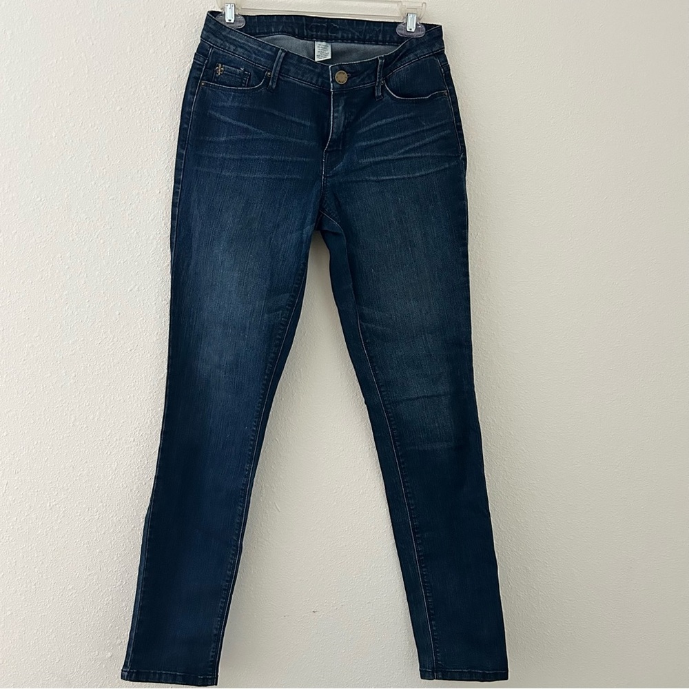 Cache Dark Blue Straight Leg Women's Jeans